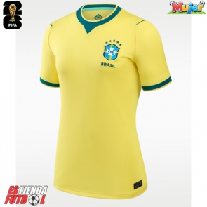 Brasil Primera Equipación Mujer Mundial 2026 Manga Corta